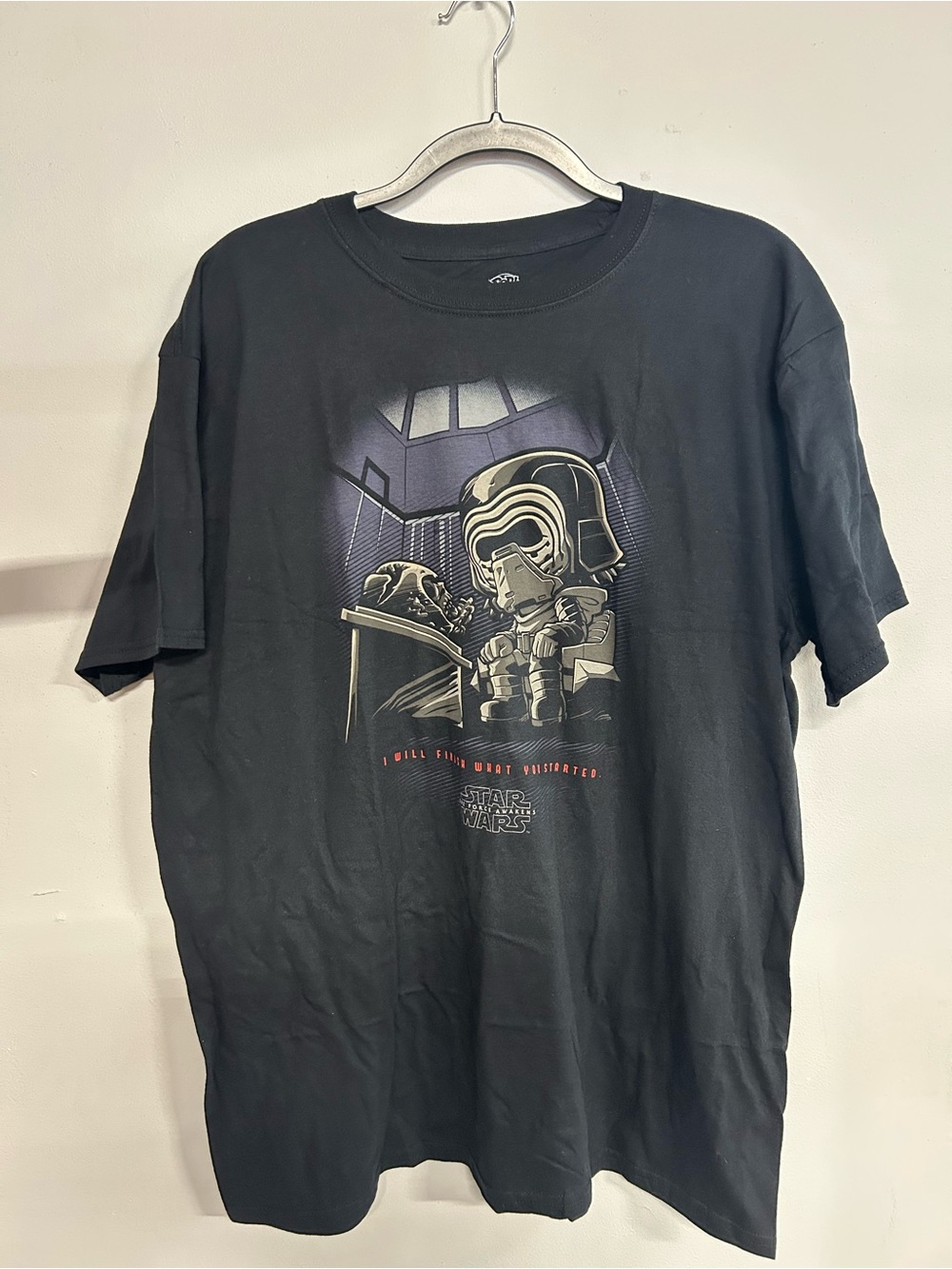 Funko Black Star Wars Kylo Ren Graphic Tee